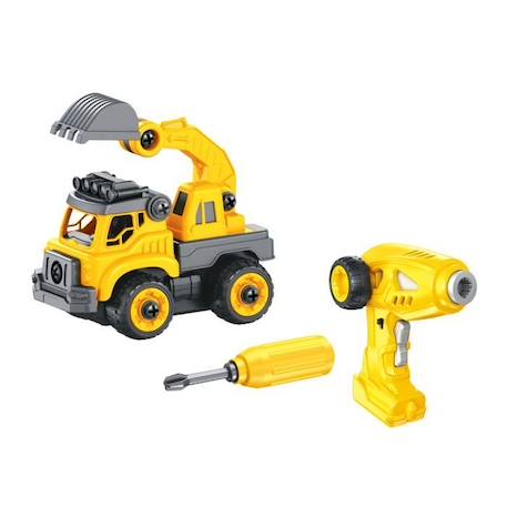 Camion de Chantier RC Buki - Jouet de Construction Radiocommandé et Visseuse Électrique pour Enfants dès 3 Ans BLEU 4 - vertbaudet enfant 