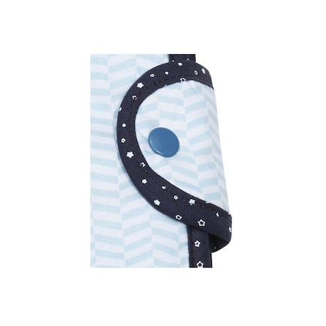 Protege Carnet De Sante en coton Bleu BLEU 3 - vertbaudet enfant 