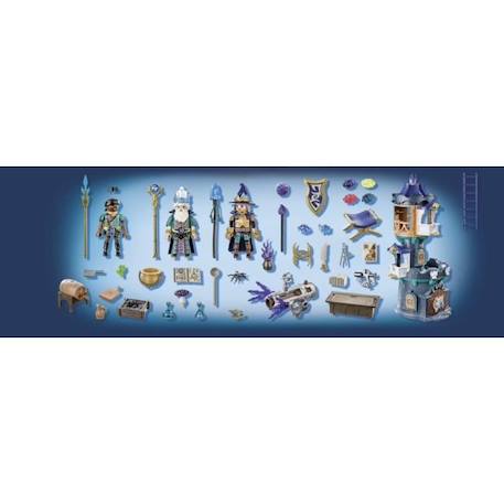 PLAYMOBIL - 70745 - Novelmore - Violet Vale - Tour des magiciens BLEU 5 - vertbaudet enfant 