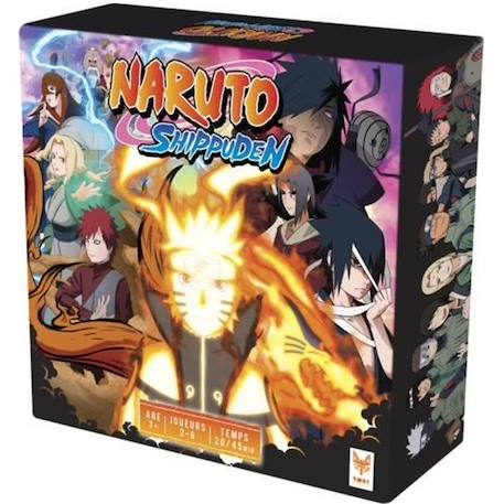 Jeu de société Naruto Shippuden - TOPI GAMES - 30 min - 2 joueurs ou plus - Rouge ROUGE 1 - vertbaudet enfant 