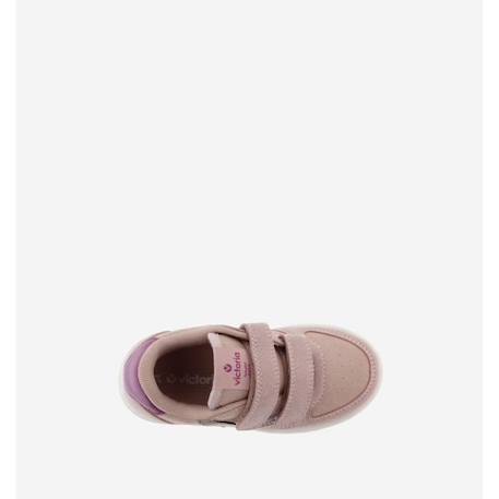 Baskets fille Victoria Tiempo Efecto Piel - nude ROSE 4 - vertbaudet enfant 