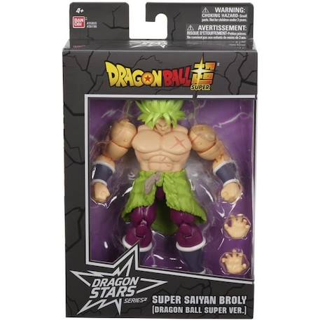 Figurine Dragon Stars - BANDAI - Broly Super Saiyan - 17cm - 16 points d'articulation VERT 2 - vertbaudet enfant 