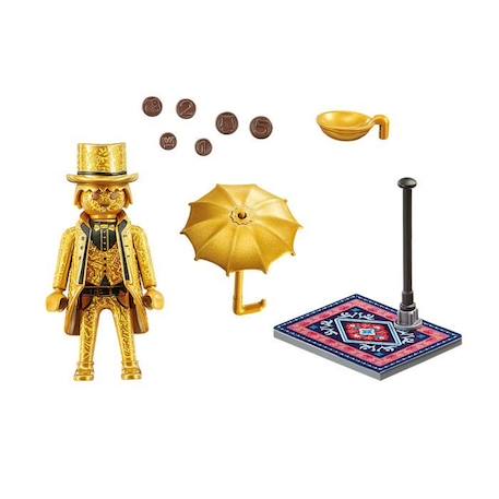 PLAYMOBIL - 70377 - Artiste de rue - Gamme Playmobil City Life - Age 4 ans - 15 pièces JAUNE 3 - vertbaudet enfant 