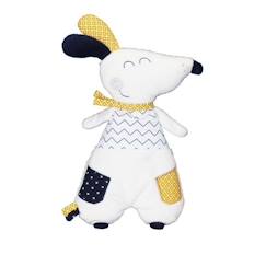 Doudou Chien en velours blanc  - vertbaudet enfant