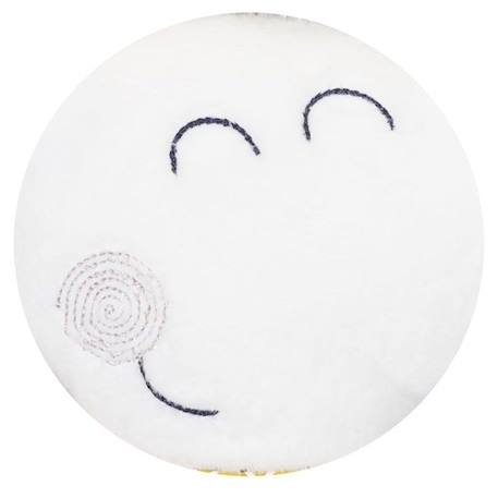 Doudou Chien en velours blanc BLANC 2 - vertbaudet enfant 