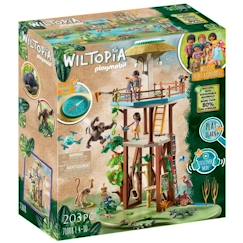 Jouet-Tour de recherche avec boussole PLAYMOBIL - Wiltopia - 203 pièces - 80% de matériaux recyclés ou biosourcés