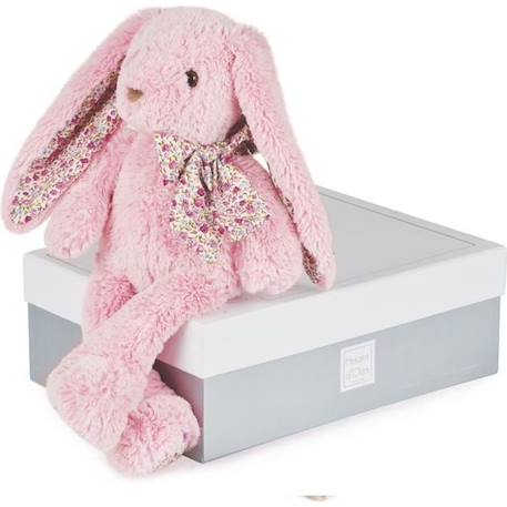 Peluche - HISTOIRE D'OURS - Les Copains Câlins - Lapin rose - 40 cm - Pour bébé fille ROSE 1 - vertbaudet enfant 