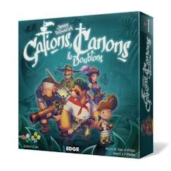 Jouet-Jeux de société-Jeux classiques et de réflexion-Edge Entertainment Galions, Canons & Doublons, Enfants et adultes, 90 min, Garçon-Fille, 8 année(s), 110 pièce(s), 295 mm