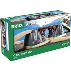 BRIO - Pont Catastrophe - Circuit de train en bois - Ravensburger - Mixte dès 3 ans  - vertbaudet enfant