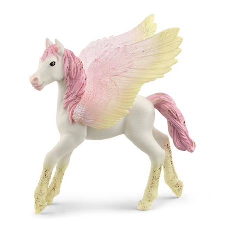 Figurine - SCHLEICH - Bébé Pégase - Bayala - Crinière Rose - Ailé BEIGE 1 - vertbaudet enfant 