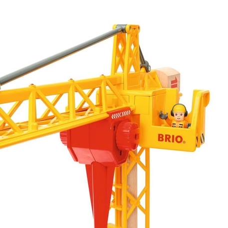 Grande grue lumineuse BRIO - Modèle 33835 - Jouet de construction pour enfant de 3 ans et plus VERT 3 - vertbaudet enfant 