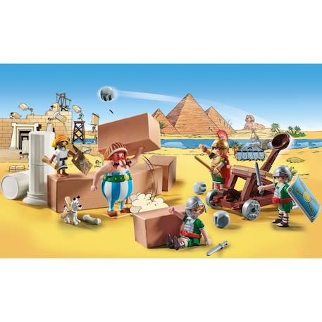 PLAYMOBIL - 71268 - Astérix : Numerobis et la bataille du Palais - Siège des Romains - 56 pièces - Multicolore BLEU 2 - vertbaudet enfant 