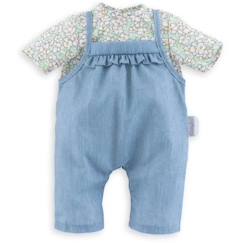 Corolle - Blouse et Salopette pour Poupon 30cm - Bleu - Enfant - Mixte - 18 mois  - vertbaudet enfant