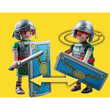 PLAYMOBIL - 71268 - Astérix : Numerobis et la bataille du Palais - Siège des Romains - 56 pièces - Multicolore BLEU 3 - vertbaudet enfant 