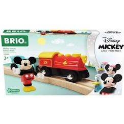 Jouet-Jeux d'imagination-Figurines, mini mondes, héros et animaux-Train à pile Mickey Mouse - BRIO - Ravensburger - Dès 3 ans - 32265