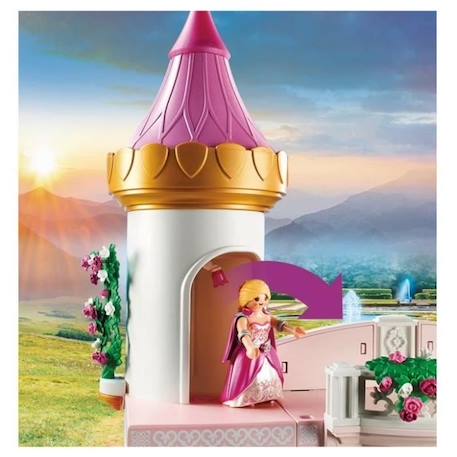 PLAYMOBIL - Palais de princesse - 265 pièces - 2 personnages inclus - A partir de 4 ans BLANC 4 - vertbaudet enfant 