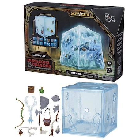 Figurine Donjons & Dragons L'honneur des voleurs HASBRO - Cube gélatineux 15cm avec accessoires BLANC 1 - vertbaudet enfant 