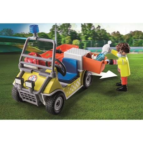 PLAYMOBIL - 71204 - City Action Les Secouristes - Véhicule de secours BLEU 4 - vertbaudet enfant 