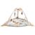 Tapis d'éveil Tipi bébé 77x77cm en polyester beige BEIGE 1 - vertbaudet enfant 