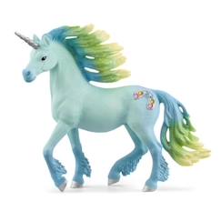 Jouet-Figurine - SCHLEICH - Licorne Barbe à papa, étalon - Doux pelage - Univers bayala®