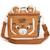 Sac gouter isotherme Les Déglingos - Tigre - Nylon - Enfant - Marron - Orange MARRON 1 - vertbaudet enfant 