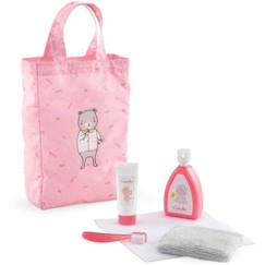 -Coffret de toilette Corolle pour poupon 36 et 42cm avec 6 accessoires dès 2 ans