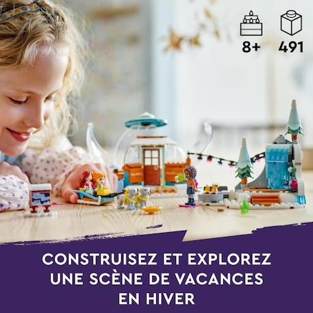 LEGO® Friends 41760 Les Vacances en Igloo - Jouets d'Hiver avec Chiens de Traîneau - Mixte - 8 ans et plus BLEU 6 - vertbaudet enfant 
