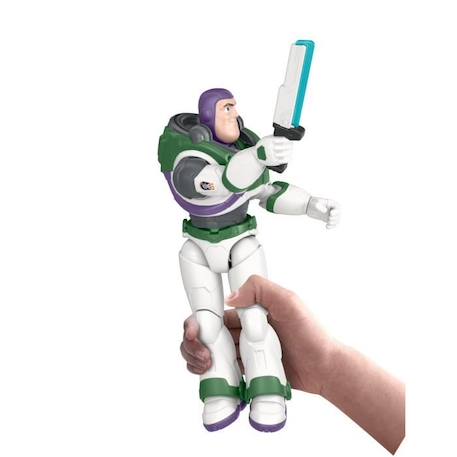 Figurine Buzz l'Éclair Épée Laser - Pixar - MATTEL - Toy Story - Figurine 30cm BLANC 2 - vertbaudet enfant 