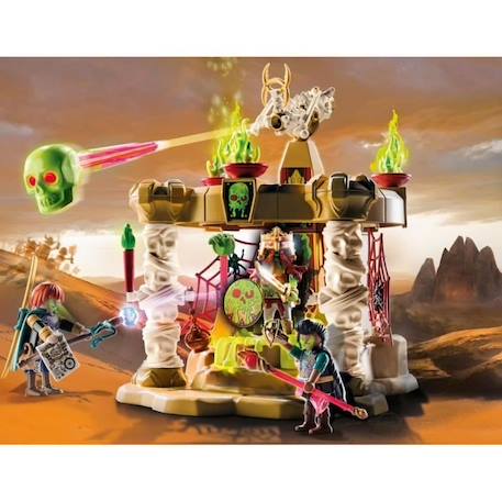 PLAYMOBIL - 70751 - Novelmore - Sal'ahari Sands - Temple des squelettes MARRON 2 - vertbaudet enfant 