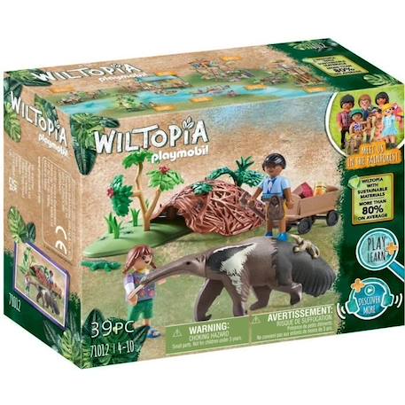 PLAYMOBIL - 71012 - Wiltopia - Fourmiliers - 39 pièces - Jouet pour enfant à partir de 4 ans MARRON 1 - vertbaudet enfant 