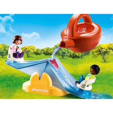 PLAYMOBIL 1.2.3 - 70269 - Balançoire aquatique avec arrosoir - Mixte - Rouge - Enfant - 18 mois - Plastique ROUGE 2 - vertbaudet enfant 