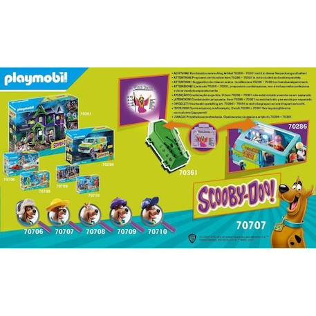 PLAYMOBIL - 70707 - SCOOBY-DOO avec sorcier BLEU 4 - vertbaudet enfant 