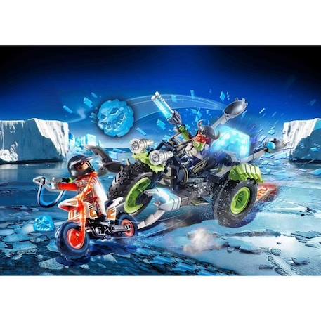 PLAYMOBIL - 70232 - Moto des neiges des Rebelles arctiques NOIR 2 - vertbaudet enfant 