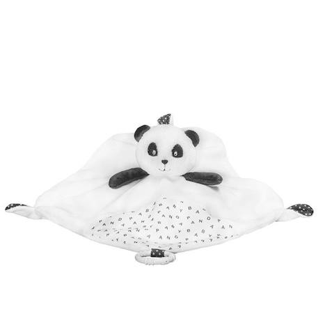 Doudou mouchoir en velours blanc BLANC 1 - vertbaudet enfant 