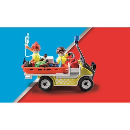 PLAYMOBIL - 71204 - City Action Les Secouristes - Véhicule de secours BLEU 3 - vertbaudet enfant 