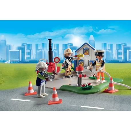 PLAYMOBIL - My Figures: Secouristes - Multicolore - 120 pièces - A partir de 5 ans BLEU 2 - vertbaudet enfant 