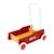 Chariot de marche en bois avec frein - BRIO - Rouge et Jaune - Mixte - A partir de 9 mois ROUGE 4 - vertbaudet enfant 