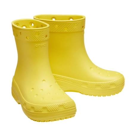 Botte Crocs Enfant Junior Classic K - Bleu-Marine - Résistant à l'eau - Confort exceptionnel JAUNE 3 - vertbaudet enfant 