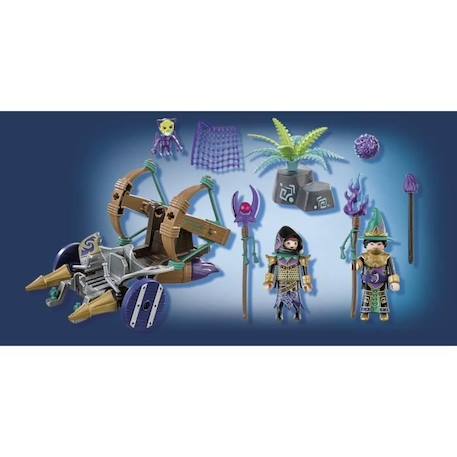 PLAYMOBIL - 70748 - Novelmore - Violet Vale - Véhicule catapulte pour enfants de 4 ans et plus ORANGE 5 - vertbaudet enfant 