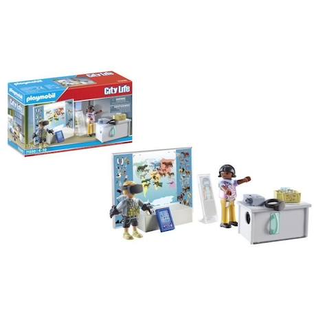 PLAYMOBIL - Classe avec réalité augmentée - City Life - L'école - 17 pièces BLEU 3 - vertbaudet enfant 