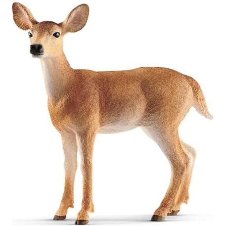 SCHLEICH Figurine Biche de Virginie - Wild Life 14819 BEIGE 1 - vertbaudet enfant 