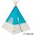 KIDKRAFT - Tipi moderne Turquoise - Tente de jeu BLEU 1 - vertbaudet enfant 