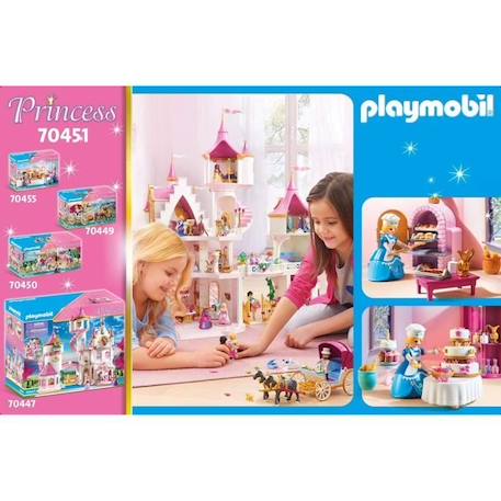 PLAYMOBIL - 70451 - Pâtisserie du palais - Rose et blanc - Plastique - 133 pièces ROSE 3 - vertbaudet enfant 