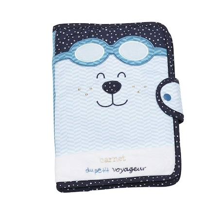 Protege Carnet De Sante en coton Bleu BLEU 1 - vertbaudet enfant 