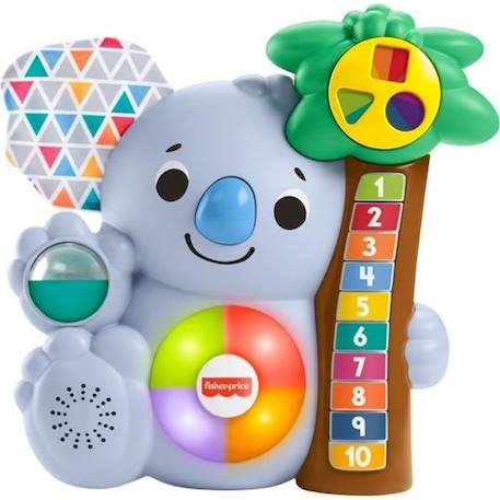 Fisher-Price - Nicolas le Koala Linkimals - Jouet d'éveil bébé - Dès 9 mois GRIS 1 - vertbaudet enfant 