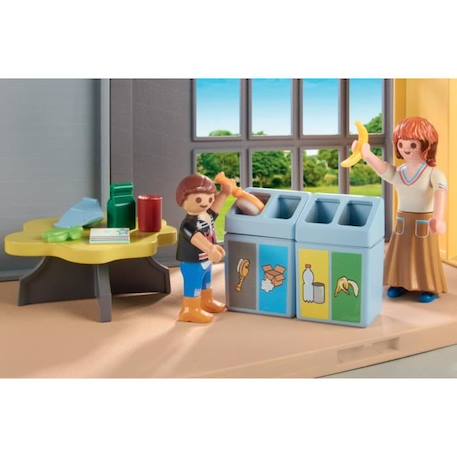 PLAYMOBIL - Classe éducative sur l'écologie - City Life - L'école - 52 pièces BLEU 5 - vertbaudet enfant 