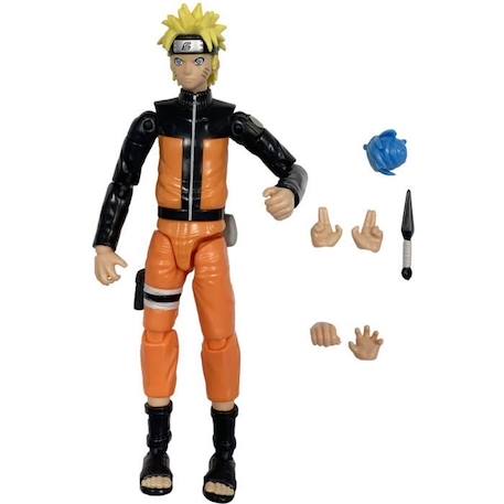 Figurine Anime Heroes Naruto Uzumaki 17 cm - BANDAI - Collectionnez toutes les figurines Anime Heroes de Bandai ORANGE 4 - vertbaudet enfant 