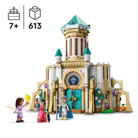 LEGO® Disney Wish 43224 Le Château du Roi Magnifico, Jouet Tiré du Film Wish avec Figurine Asha, Dahlia et le Roi Magnifico BLANC 2 - vertbaudet enfant 