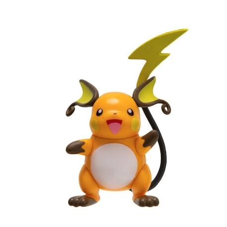 8 figurines Battle BANDAI - Pokémon - Pikachu, Evoli, Dratatin, Togepi, Caninos, Mimiqui, Raichu et Brutalibré MARRON 5 - vertbaudet enfant 