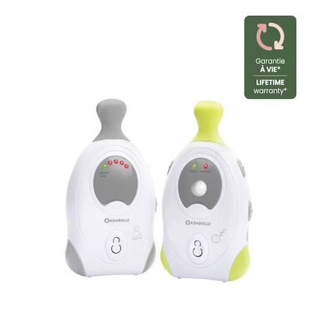 BADABULLE Baby Online 300m Babyphone Audio avec Veilleuse BLANC 1 - vertbaudet enfant 